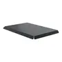 OnePole PRO Dach Uno 350 × 600 mm (Halbdach): rechteckige schwarze Aluminium-Dachplatte, Schrägansicht