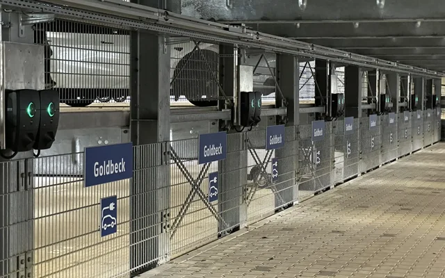 55 neue Ladepunkte im Mobilitätshaus Büropark Oberneuland