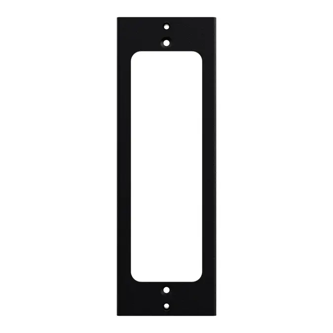 OnePole Pillar Flex Halterung von vorn mit Ausschnitt und Bohrungen